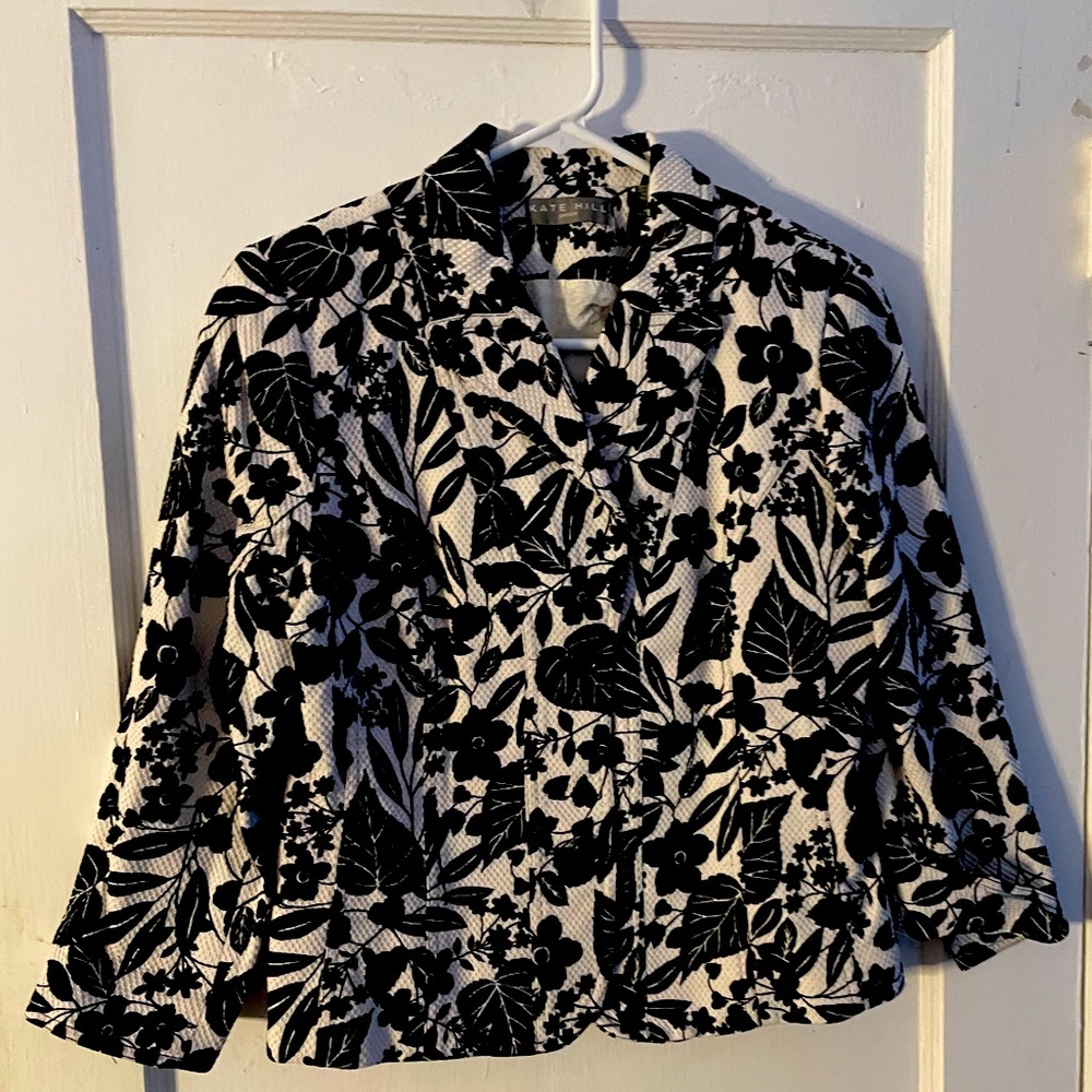 Floral patter coat